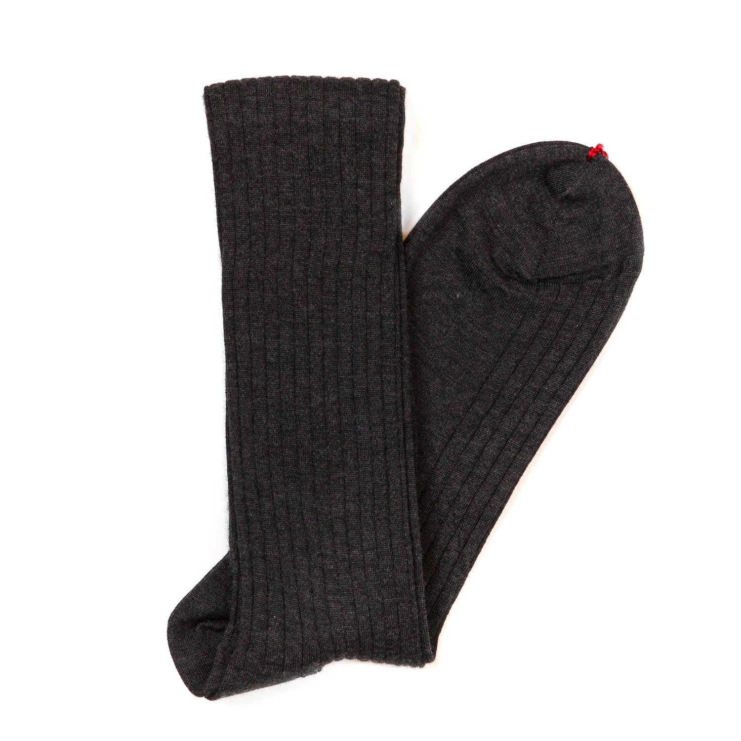 Knee Sock "Luxury Rib" made of Cashmere and Silk